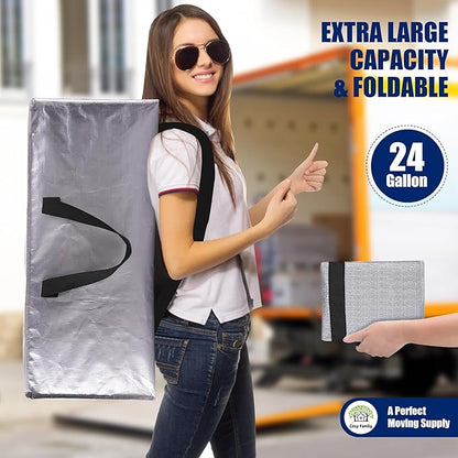 Cosy Family 8 Pack Heavy Duty Extra Large Moving Bags - Image 7