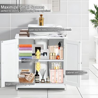 Pedestal Sink Storage Cabinet, Under Sink Cabinet - Image 5