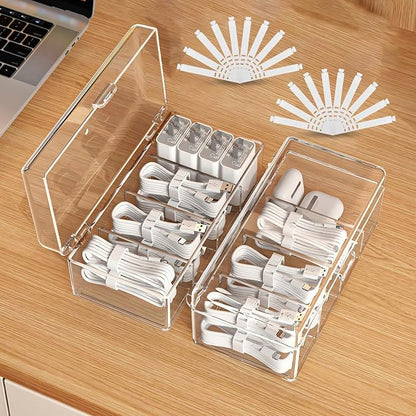 2 Pack Cable Organizer Box by FRETONBA