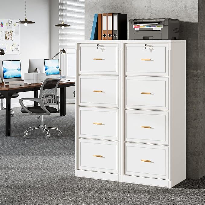 Tribesigns 4-Drawer File Cabinet by Unknown