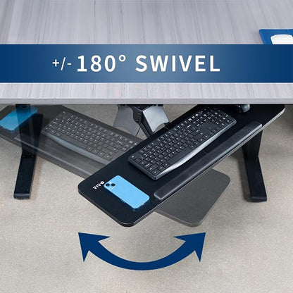 VIVO Adjustable Computer Keyboard and Mouse Platform Tray, 34 x 10 inch - Image 7