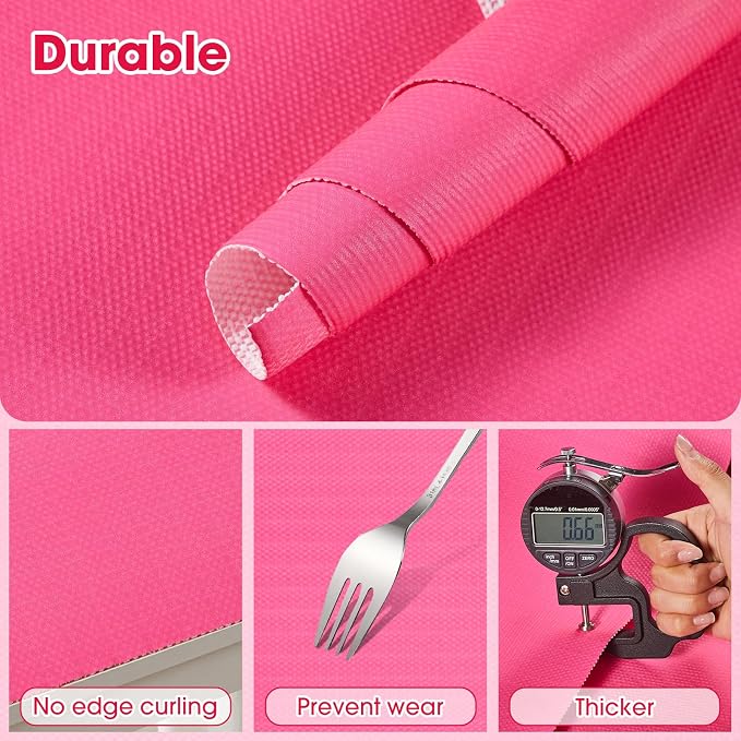 Drawer and Shelf Liner, Non-Slip Kitchen Cabinet Liners Non-Adhesive Thick - Image 6