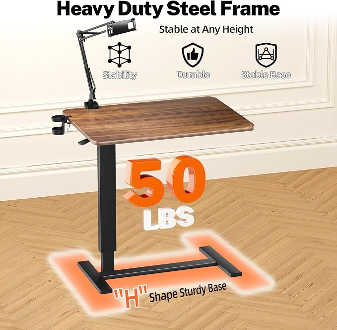 Adjustable Overbed Bedside Table - Image 6