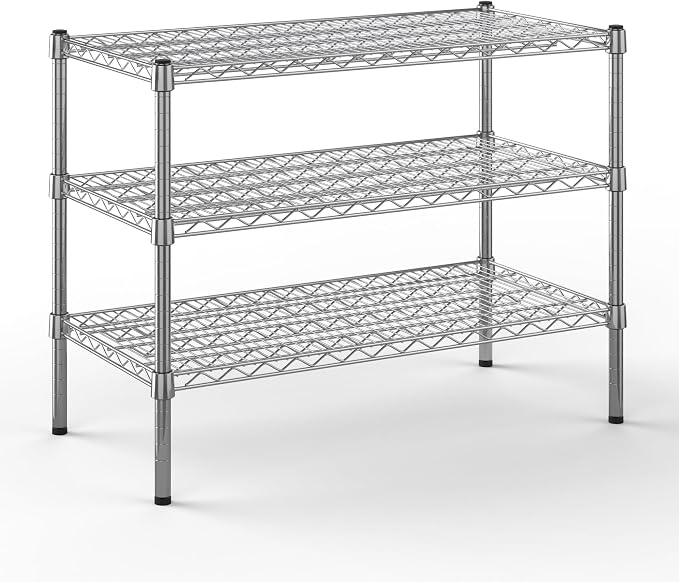 18" Deep x 36" Wide x 27" Height Wire Shelving Kit | 3-Tier | NSF Commercial by Regal+Altair