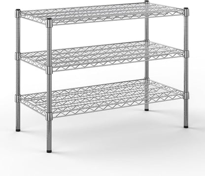 18" Deep x 36" Wide x 27" Height Wire Shelving Kit | 3-Tier | NSF Commercial by Regal+Altair