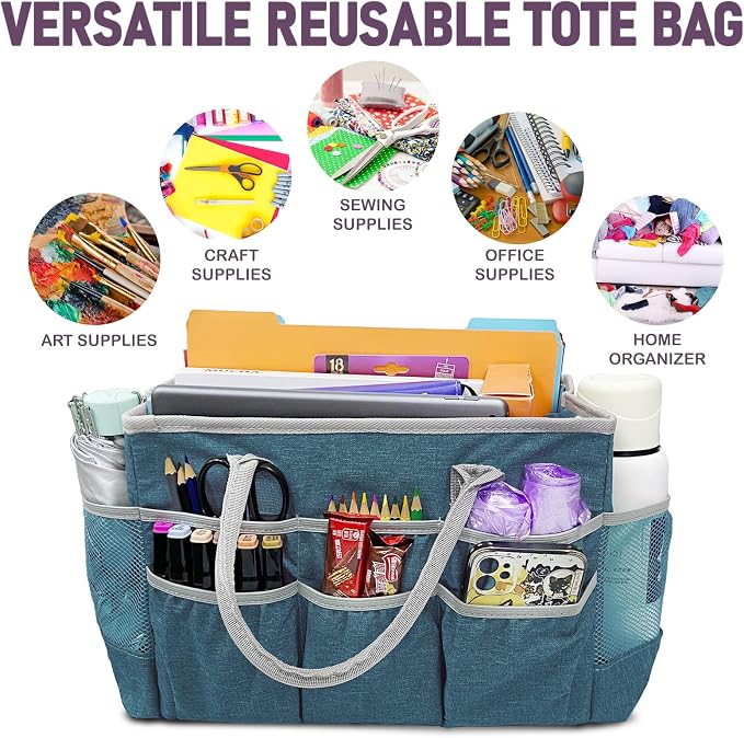 Cupohus Water-Resistant Art Organizer Tote Bag - Image 2