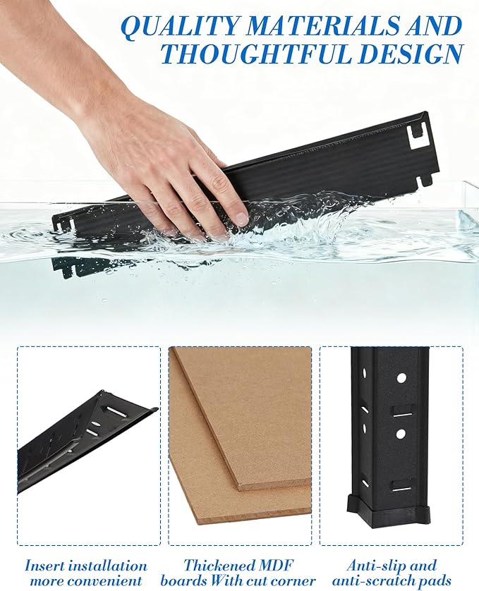 Garage Storage Shelves, Loads 2500 LBS, Metal Storage Utility Racks - Image 4
