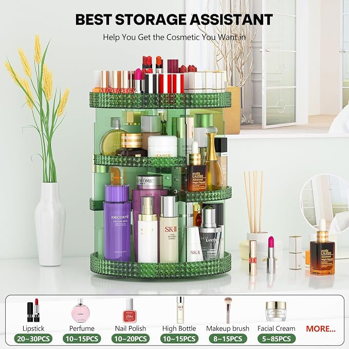 360 Degree Rotating Makeup Organizer - Image 6