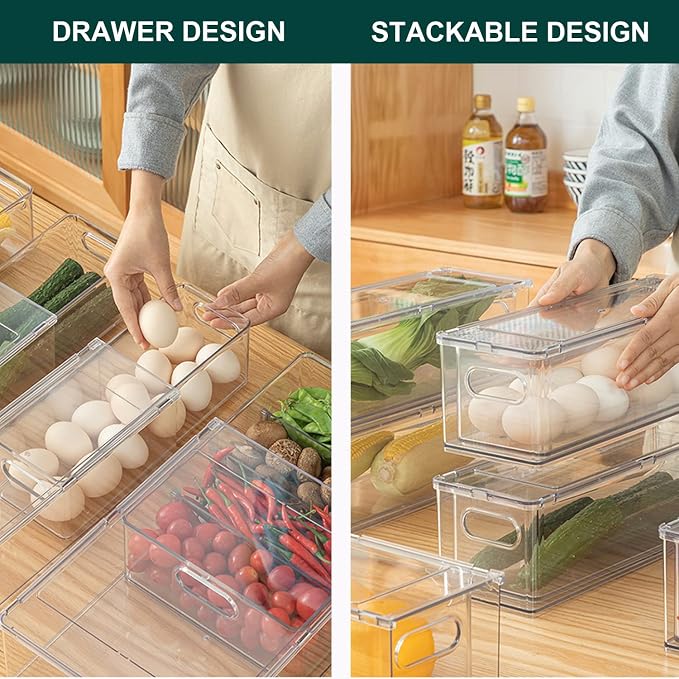 LALASTAR 2 Pack Fridge Organizer - Image 4