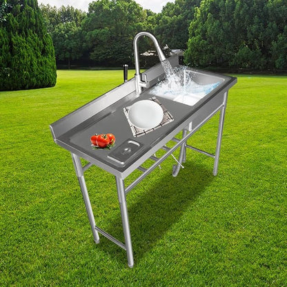 304 Stainless Steel Utility Sink - Image 8
