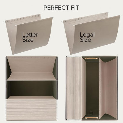 Decorative File Organizer Box Set of 2 - Image 5
