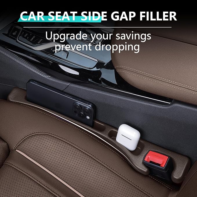 Seat Gap Fillers with Seat Belt Holes, No Drop Seat Guard - Image 2