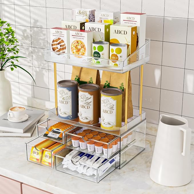 SNSLXH 4 Drawers Makeup Organizer - Image 4