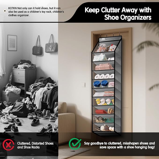 10 Tier Over The Door Organizer - Image 6