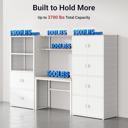 FLEXIMOUNTS 117" W Modular Garage Storage Cabinet - Image 6