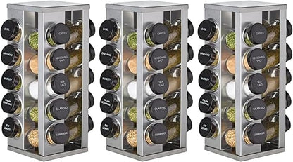 Kamenstein 20 Jar Heritage Revolving Countertop Spice Rack Organizer by Kamenstein