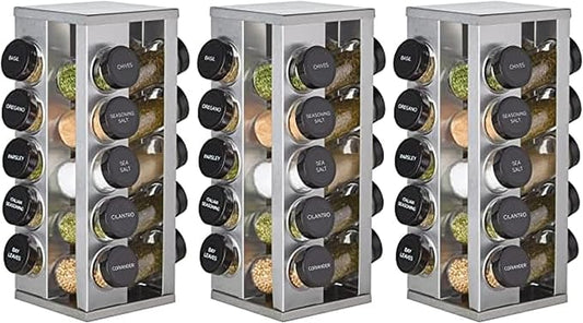Kamenstein 20 Jar Heritage Revolving Countertop Spice Rack Organizer by Kamenstein