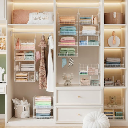 4 Tier Extra Large Hanging Closet Organizer, Closet Organizer Hanging - Image 4