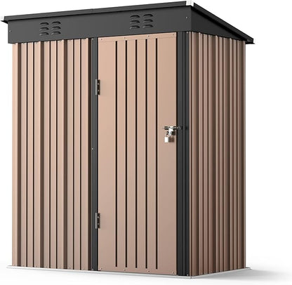 Gizoon 5' x 3' Outdoor Storage Shed - Image 9