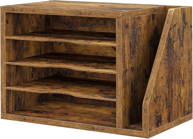 Wooden Mail Organizer, Desk Organizer by Cresohom
