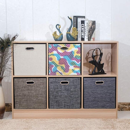 Posprica Fabric Storage Cubes, 13×13×13 cube storage bins, Foldable Drawers - Image 8