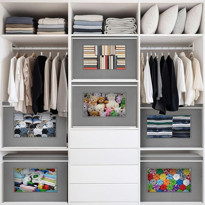 Threehoney 10 Pcs Fabric Storage Cubes - Image 6