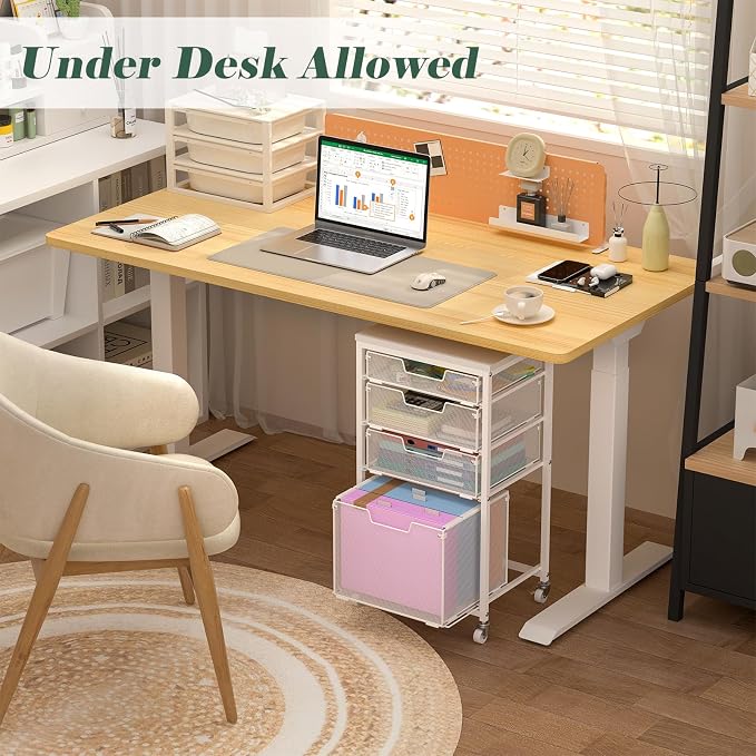 Sbanmao 4 Drawer Rolling File Cart - Image 6