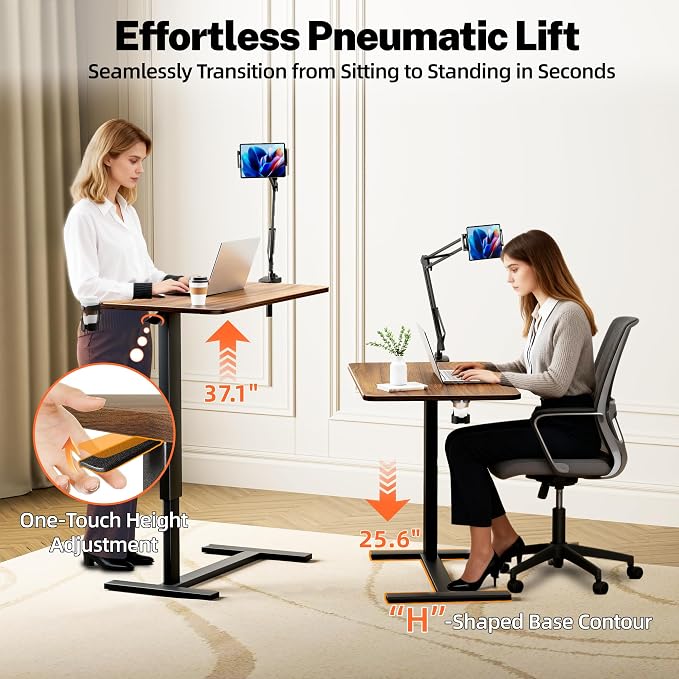 Adjustable Overbed Bedside Table - Image 4