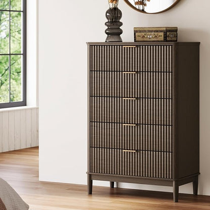 LINSY Fluted Dresser for Bedroom - Image 2