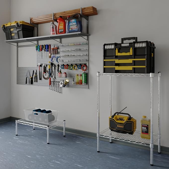 14" Deep x 24" Wide x 34" Height Wire Shelving Kit | 2-Tier | NSF Commercial - Image 2