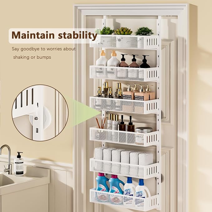6-Tier Over The Door Pantry Organizer - Image 4