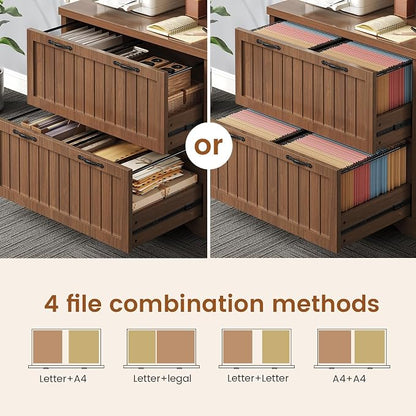 SEDETA Farmhouse File Cabinet - Image 3