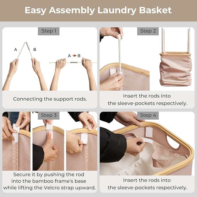 StorageWorks 100L Large Laundry Hamper - Image 7