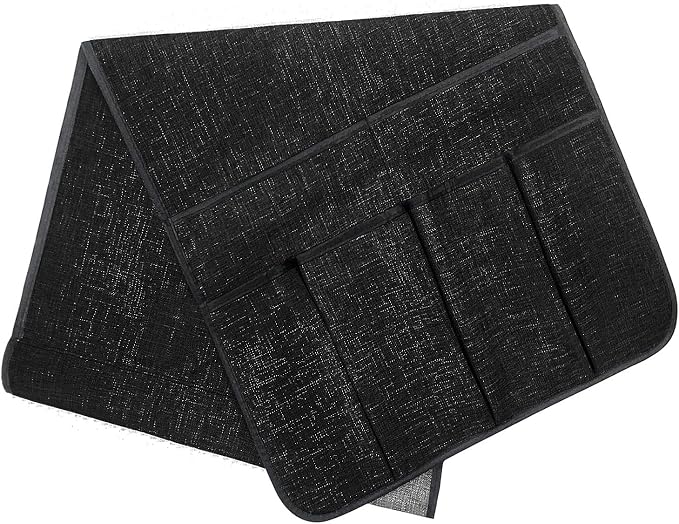 IPENNY Cotton Linen Sofa Couch Remote Control Holder Chair Armrest Caddy Pocket - Image 5