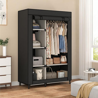 Calmootey Portable Closet Organizer, Space-Saving Storage System by Calmootey
