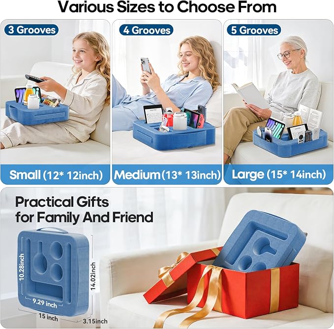Couch Cup Holder Tray, Couch Caddy - Image 4