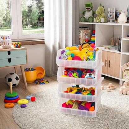 Plastic Containers for Organizing and Storage Bins for Closet, Garage or Pantry - Image 2