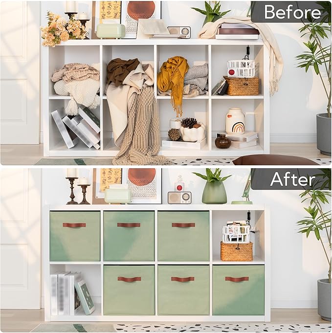 GRANNY SAYS 13 Inch Storage Cubes Organizer, Decorative Cube Storage Bins - Image 7
