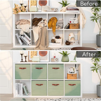 GRANNY SAYS 13 Inch Storage Cubes Organizer, Decorative Cube Storage Bins - Image 7