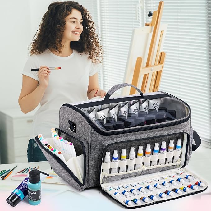 SFYBYHEART Acrylic Paint Organizer Bag - Image 7