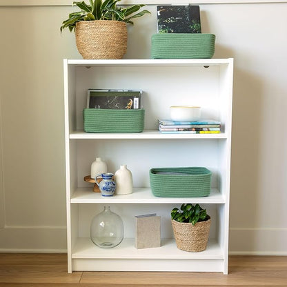 NaturalCozy 11.8"x8"x4.5” Rectangle Storage Baskets - Image 9
