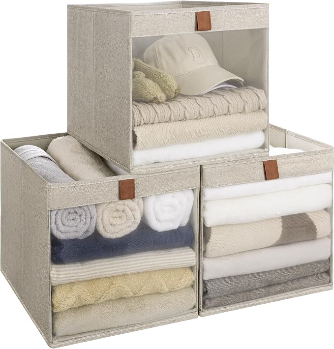 StorageWorks 13x13 Storage Cubes, Closet Storage Bins by StorageWorks
