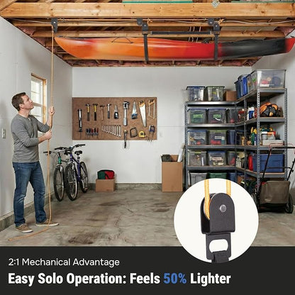 Kayak Hoist for Garage Ceiling - Image 5