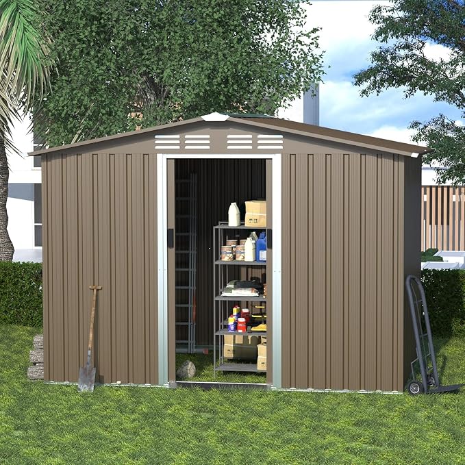 Kullavik 8FT x 6FT Outdoor Storage Shed - Image 7