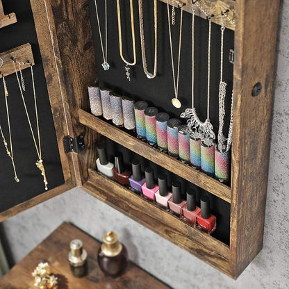 SONGMICS Lockable Jewelry Cabinet Armoire - Image 9