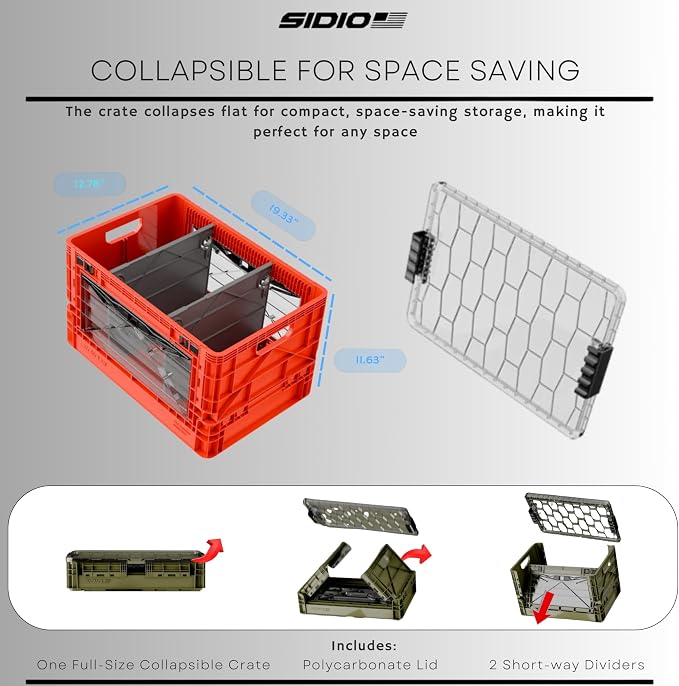 SIDIO Full-Size Collapsible Crate - Image 2