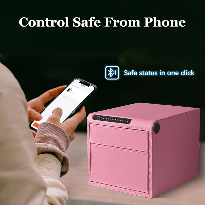 Biometric Fingerprint safe, Slide-Away Handgun Safe - Image 3