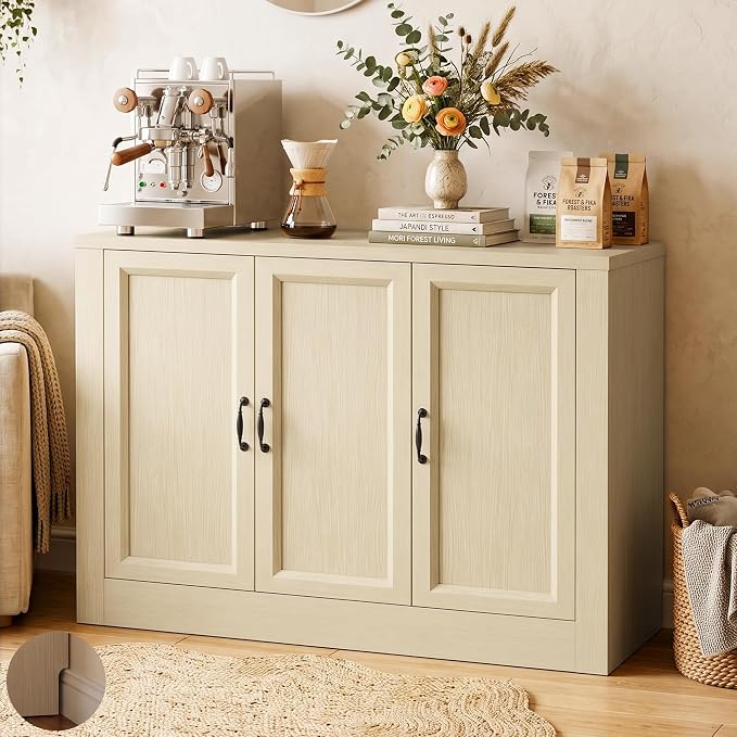 157" W Modern Buffet Cabinet, Modular Sideboard Cabinet - Image 9