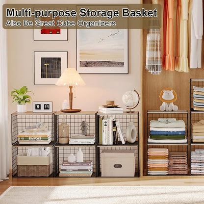 4PCS Wider Closet Organizers and Storage, Stackable Closet Shelf Organizer - Image 6