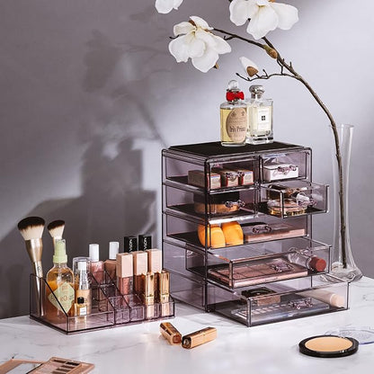 Sorbus Clear Cosmetic Makeup Organizer - Image 3
